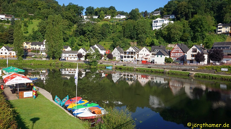 Lahnwanderweg flußaufwärts von Obernhof nach Balduinstein