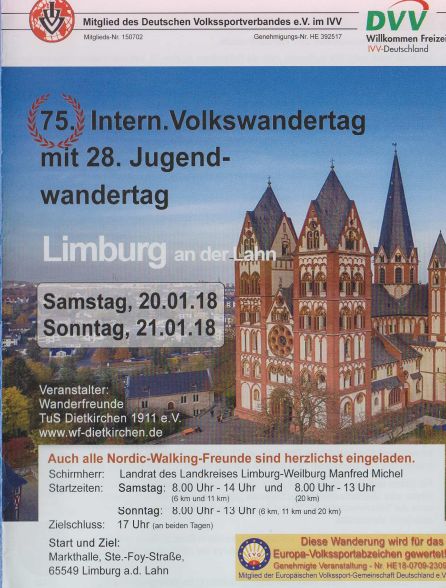 75. Internationale Volkswandertag