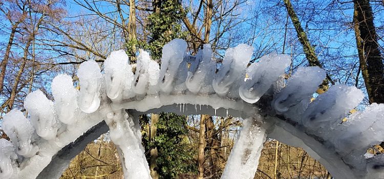 Es fröstelt die Mühle – die Farbmühle in Limburg Es fröstelt die Mühle – die Farbmühle in Limburg