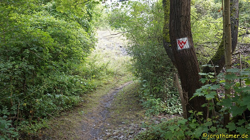 Wegekennzeichen Lahnwanderweg