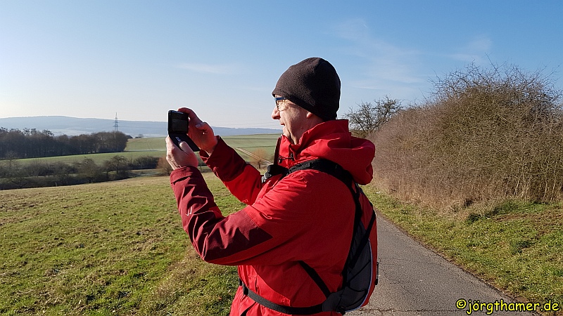 IVV-Wandertag Limburg Wanderblogger bei der Arbeit