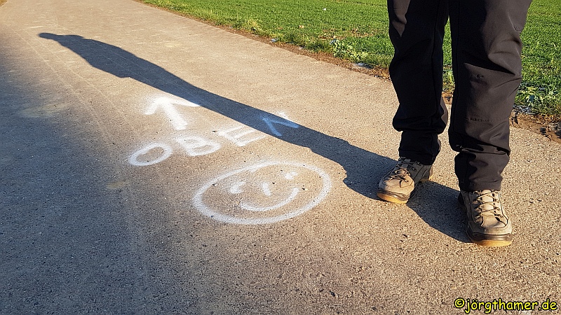IVV Wanderung oben angekommen