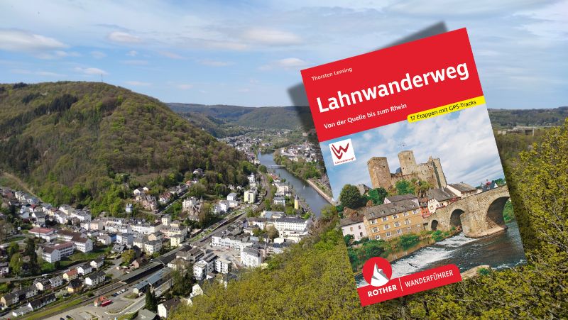 Wanderführer Lahnwanderweg von Thorsten Rensing im Rother Bergverlag
